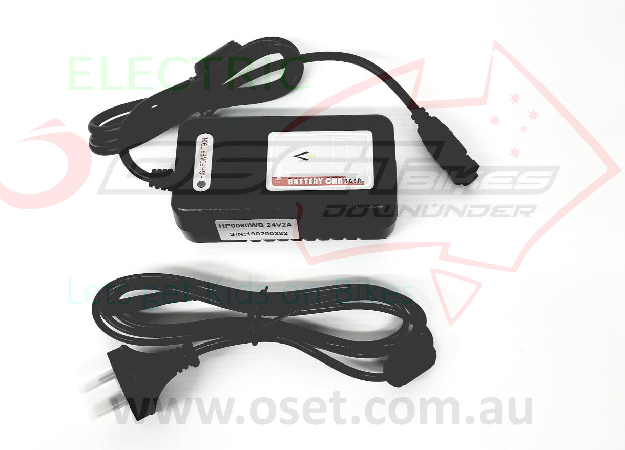 Charger for 12.5E, 12.5R, 24V, 2A