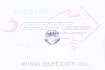 Nut - Axel Flanged for all OSET Bikes except 24R, MX10