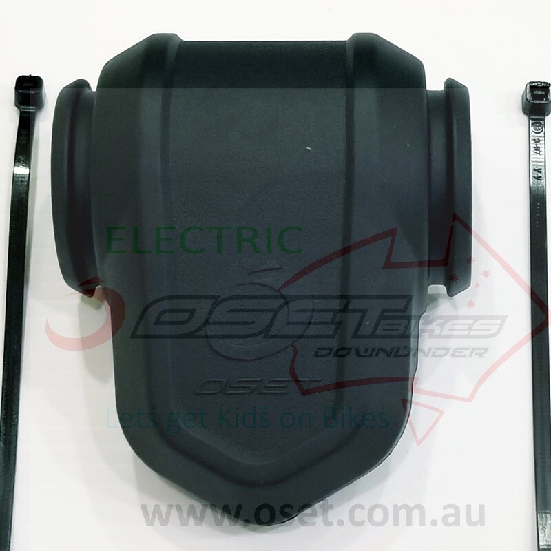 Pad Chin - OSET logo, moulded rubber, black