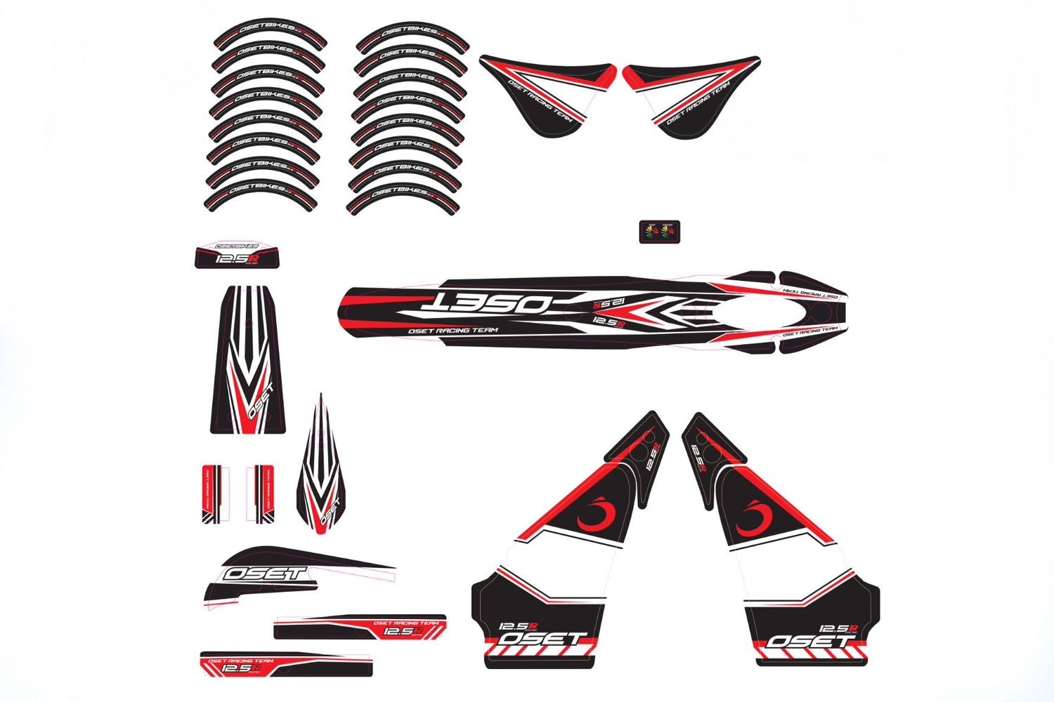 Sticker Set 12 Eco or Race 2015-2018, YEAR: 2015