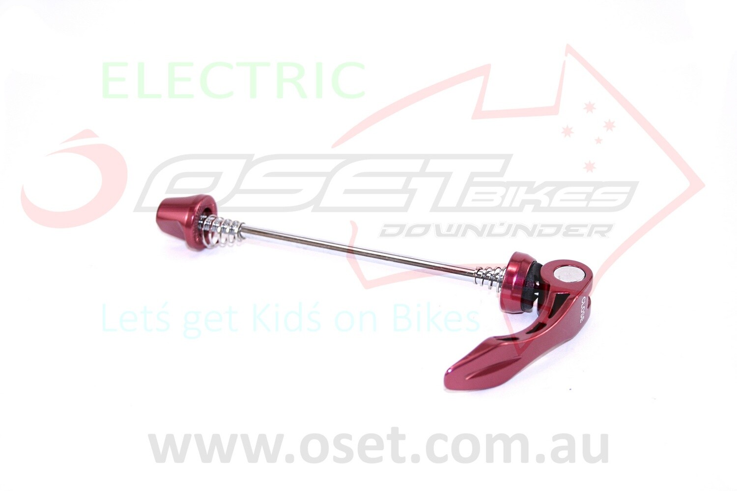 Axle Front Quick Release, Red, 12.5R, 16R, 20L
