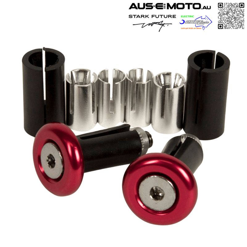 RHK RED Handlebar Bar Ends