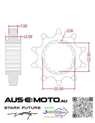 Sprocket FRONT 10T EM 'R' Race ONLY 2019-2024