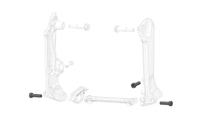 Torx Frame Side Plate Bottom Beam Bolt M10x35mm (1 Piece)