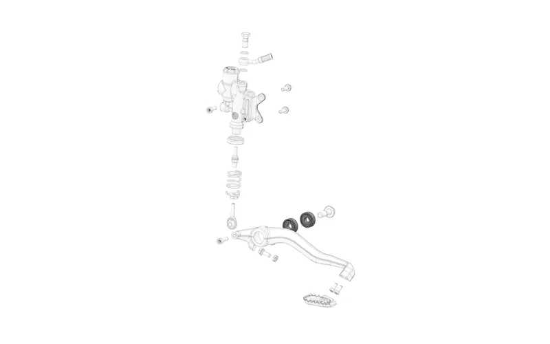 Rear Foot Brake Lever Bearing (1 Piece)