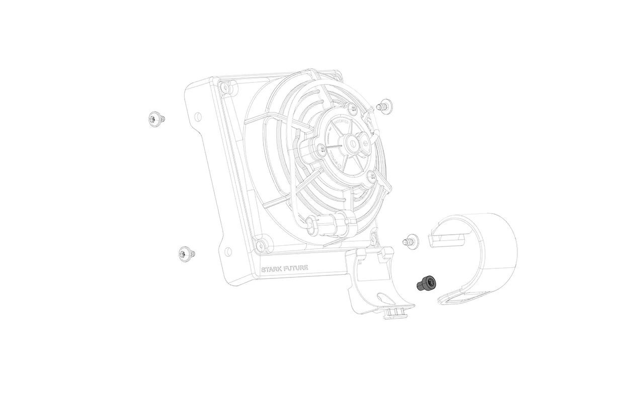 Torx Fan Lower Bolt M6x8mm (1 Piece)