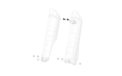 Brake Bracket Screws on Fork Guard (1 Piece)