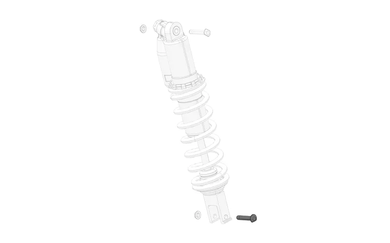 Bottom Shock Shaft Bolt ( 1 Piece)