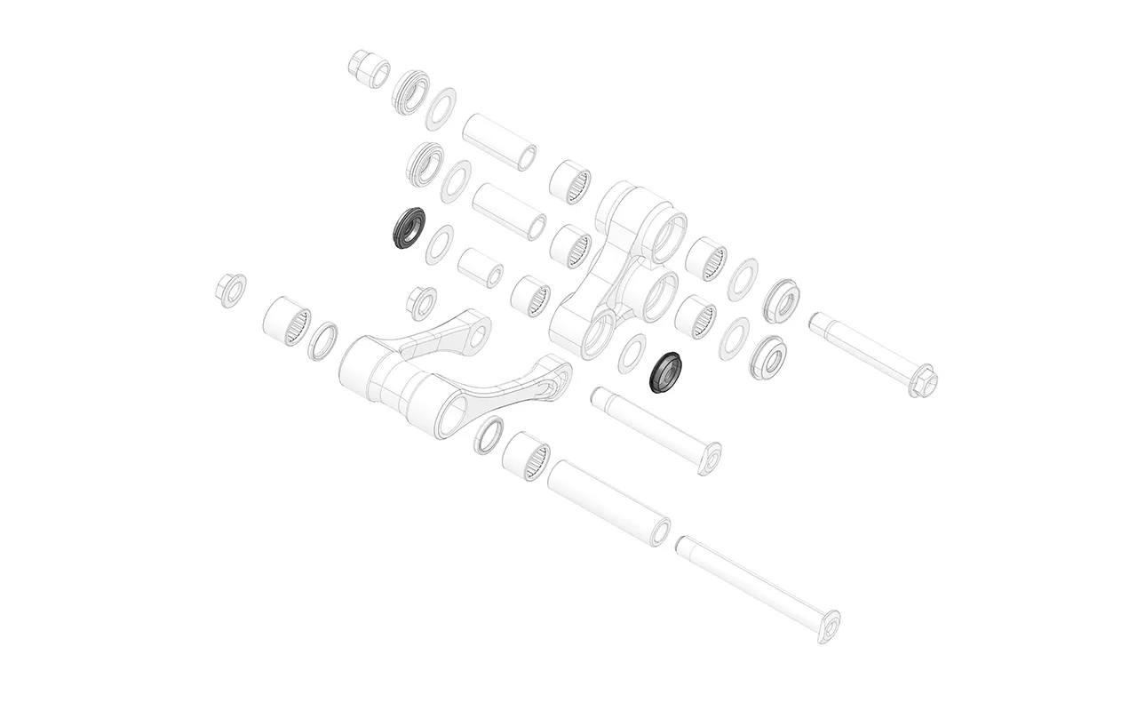 Rocker/Shock Bearing Seal Ring (1 Piece)