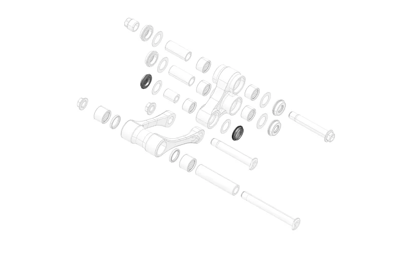 Rocker/Shock Bearing Seal Ring (1 Piece)