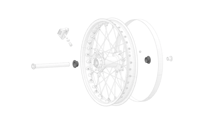 Rear Wheel Spacer (1 Piece)