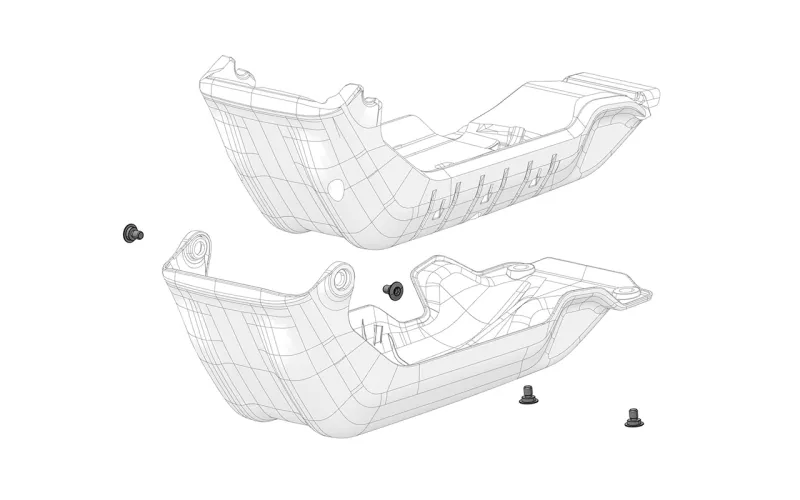 Torx Skid Plate Screw M8x10mm (1 Piece)