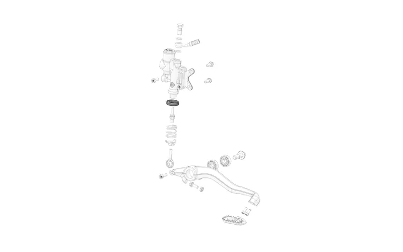 Rear Brake Spring Top Housing