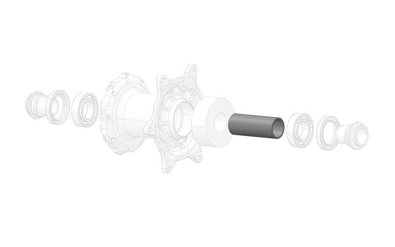 Front Hub Inner Bushing (No Bearings/Seals)