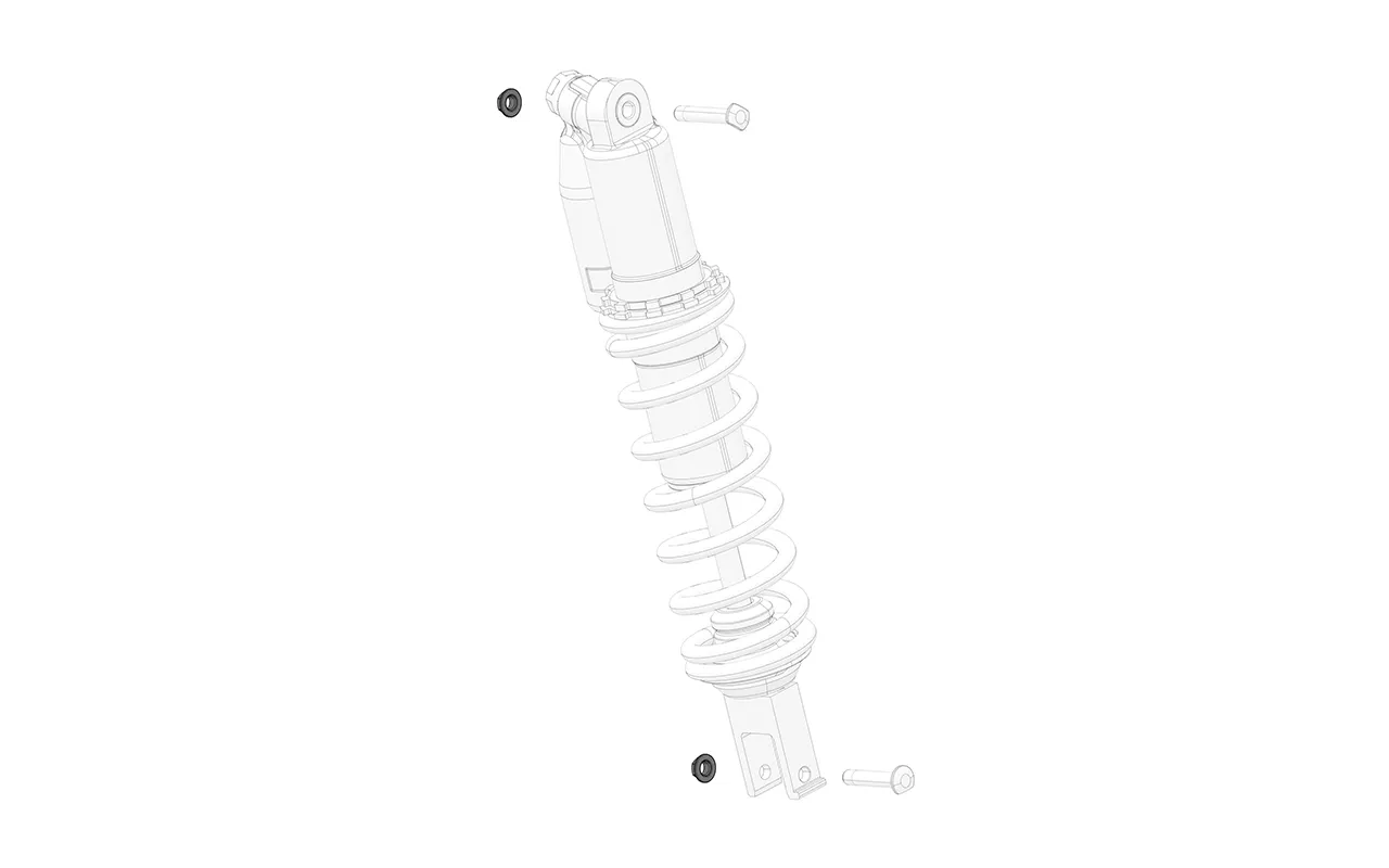 Handlebar, Shock &amp; Battery Shaft Nut (1 Piece)