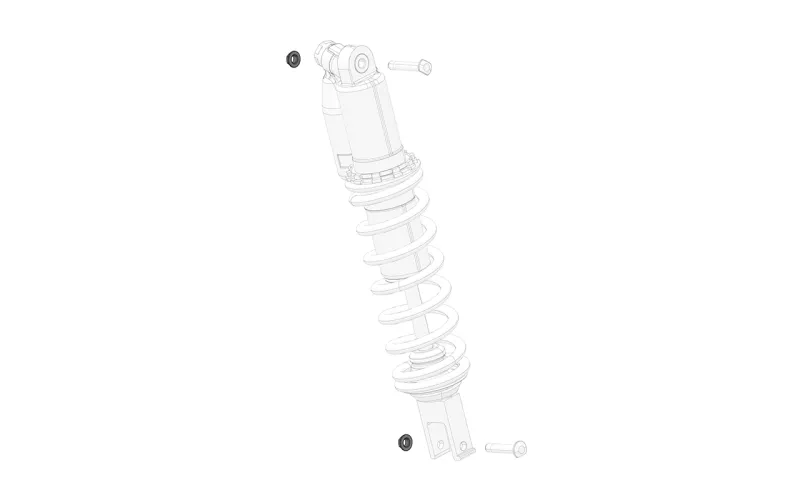 Handlebar, Shock &amp; Battery Shaft Nut (1 Piece)