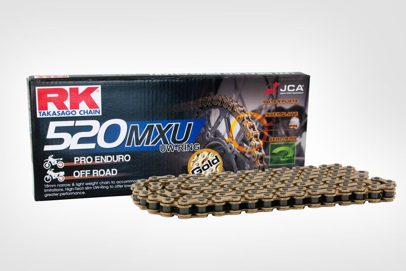 RK MXU UW-Ring 520 Gold Chain 520 - 114T