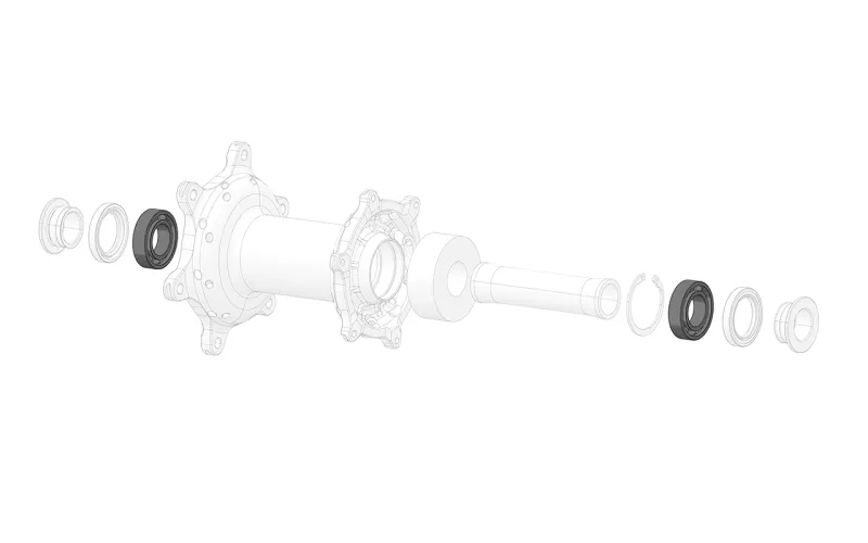 Front &amp; Rear Hub Bearing (1 Piece)