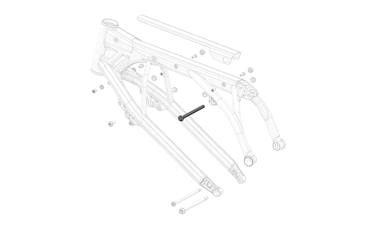 Bolt Rear Top Battery 1Pce