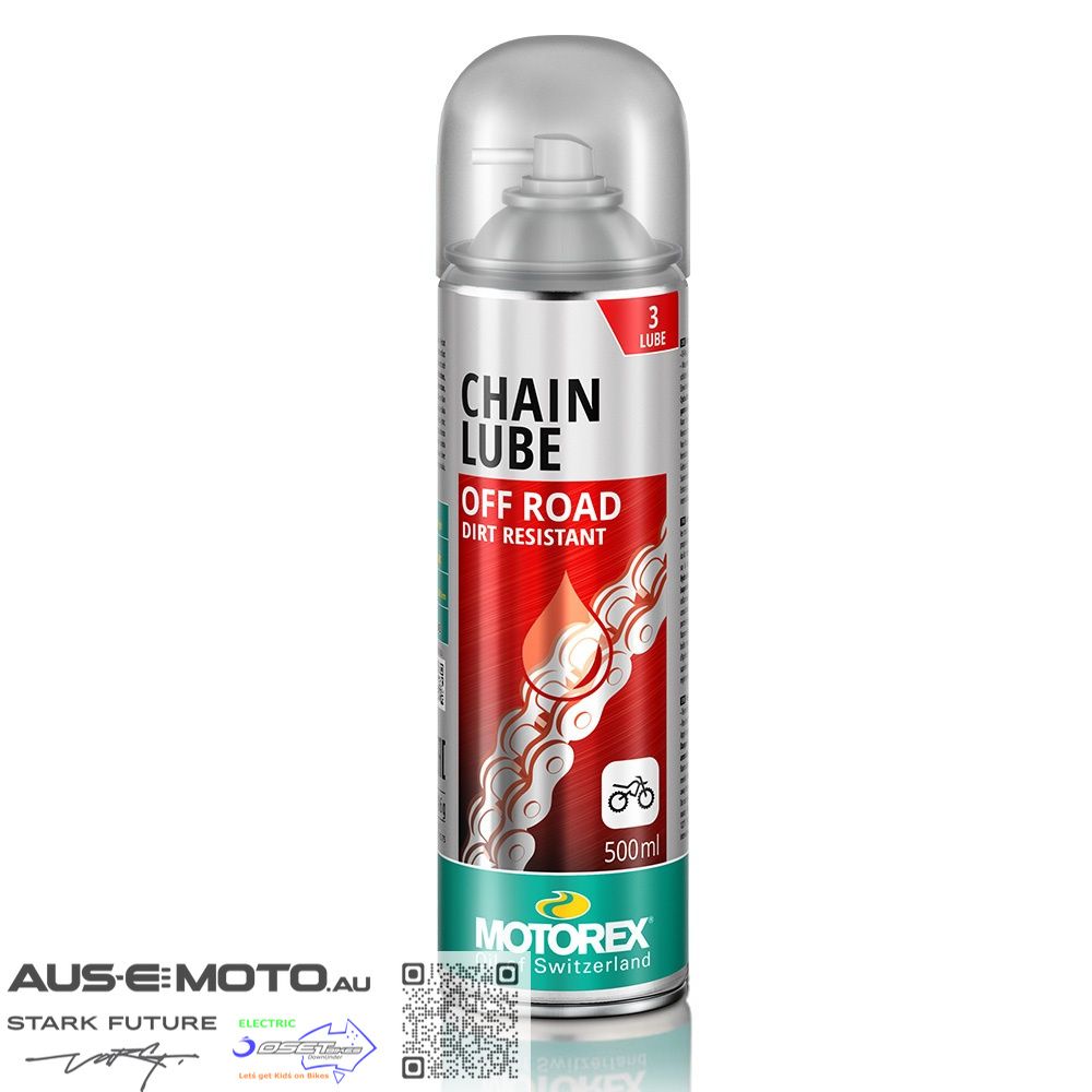 Motorex Chain Lube - Off Road (Red) Spray - 500ml