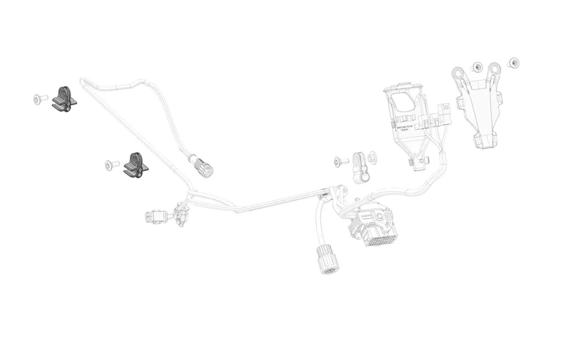 Bracket Cable Holder Subframe 1Pce (2Ttl)