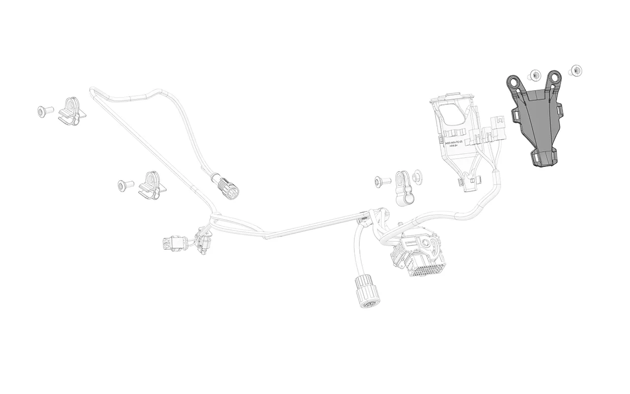 Cover Connector Holder Electrical Triple Clamp