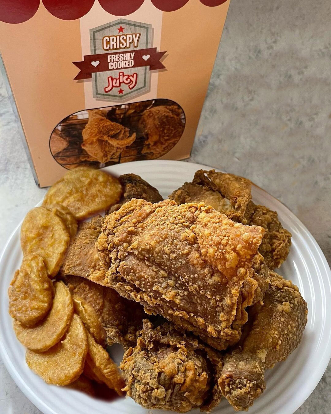 (B10) Bravo Size Fried Chicken Leg &amp; Thigh 10pcs (1.7~2.1kg*)