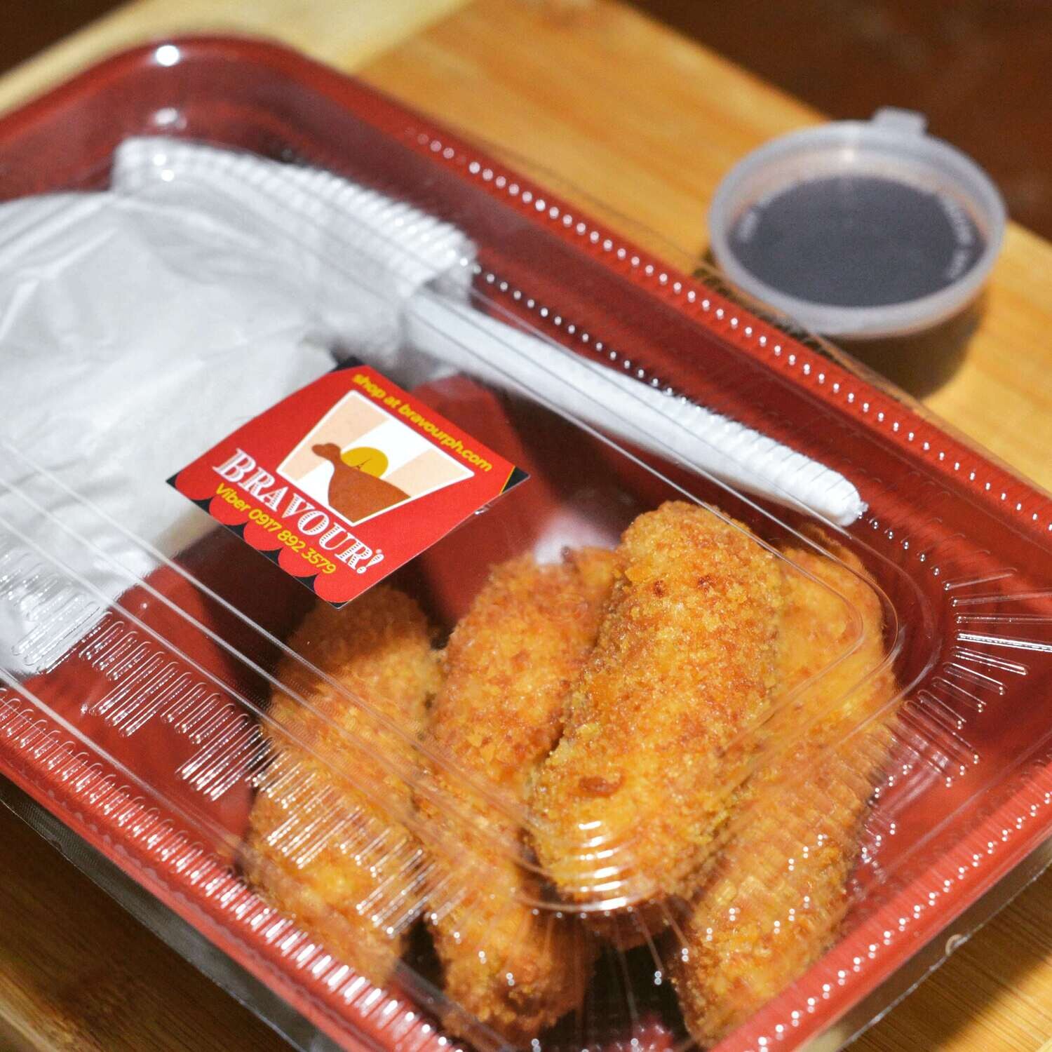 (CFR) Chicken Frites Rice (Styro Pack  P125), packaging: bento, choose sauce: Katsu Sauce