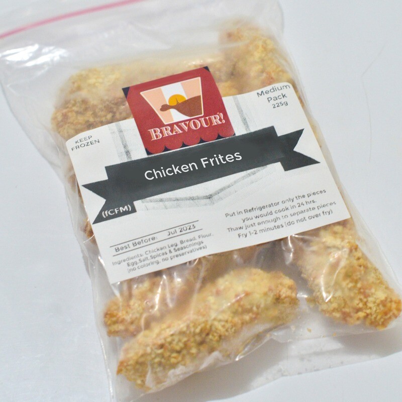(fCFM) Frozen Chicken Frites Medium 225g