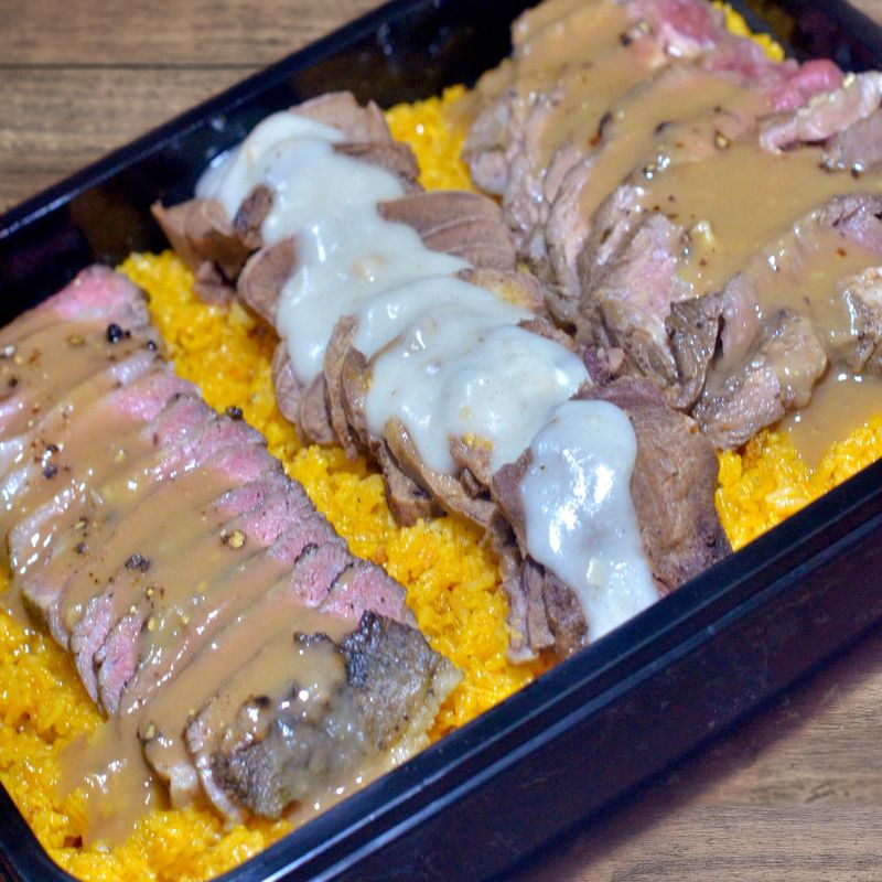 (BBP)Beef Buddies Platter(Beef Belly,Lengua,Ribeye,Paella)6-8PAX