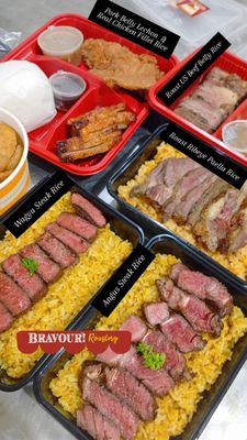 Gourmet Bento Rice Meals