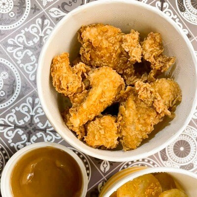 (fCNB) Frozen Real Chicken Breast Nuggets Bunch 225g