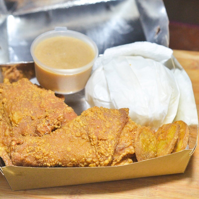 (B2R) 2 pcs Bravo Fried Chicken Rice