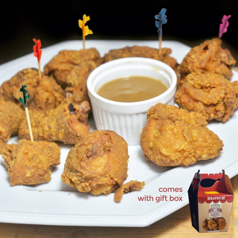 (CCH) Cocktail Fried Chicken Half Bucket 17-19 pcs (CCH) Cocktail Fried Chicken Half Bucket 17-19 pcs