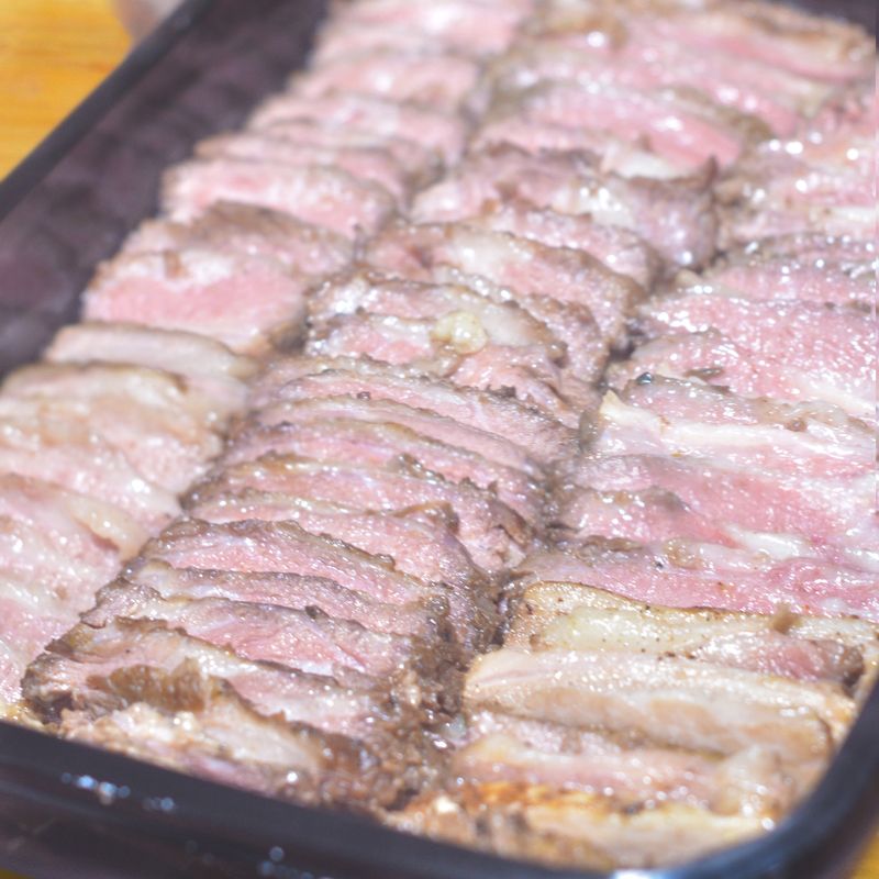 (RBP+) Carved Roast US BEEF Belly  - Party Plus Tray 72-80 pcs