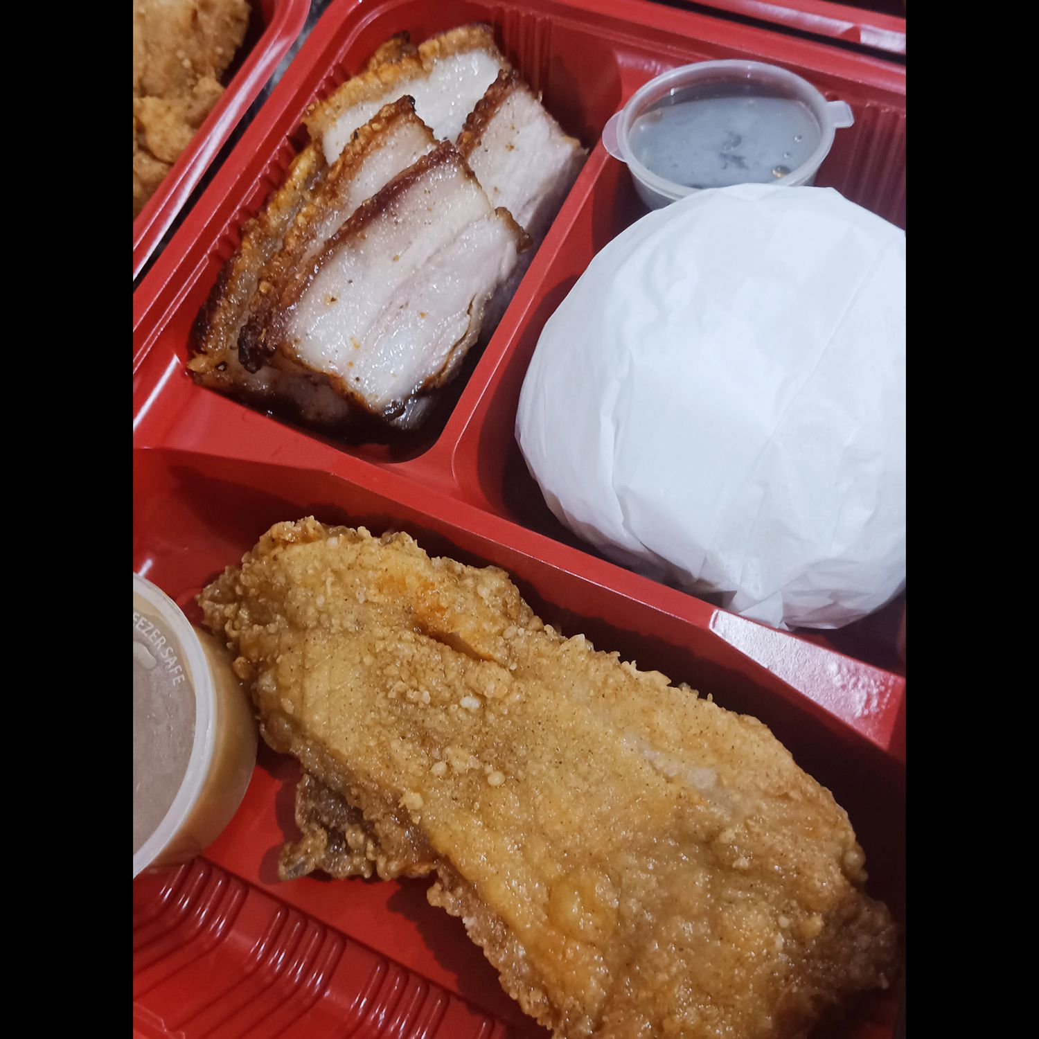 (PBFR) Chicken Fillet &amp; Pork Belly Lechon Rice