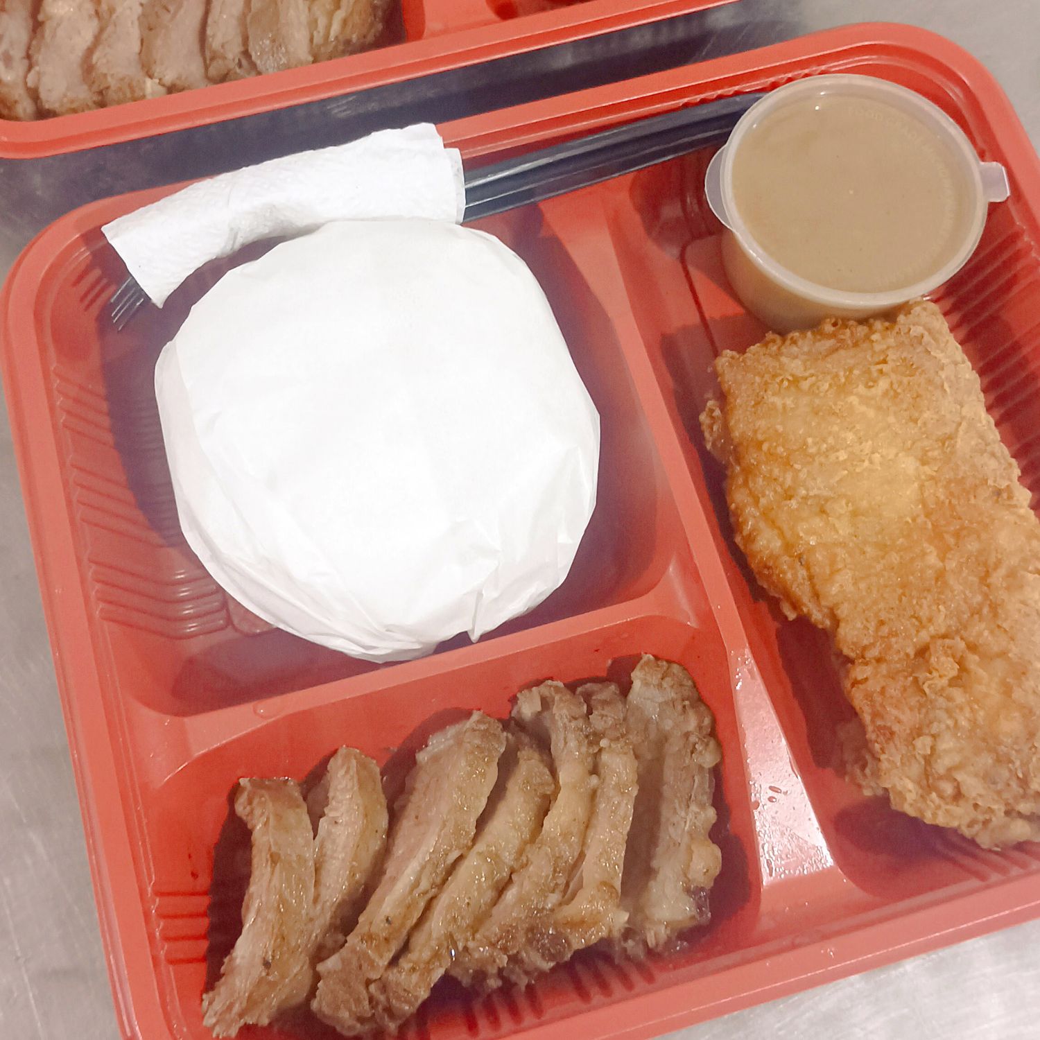 (RBFR)  Roast US Beef Belly &amp; Chicken Fillet Rice