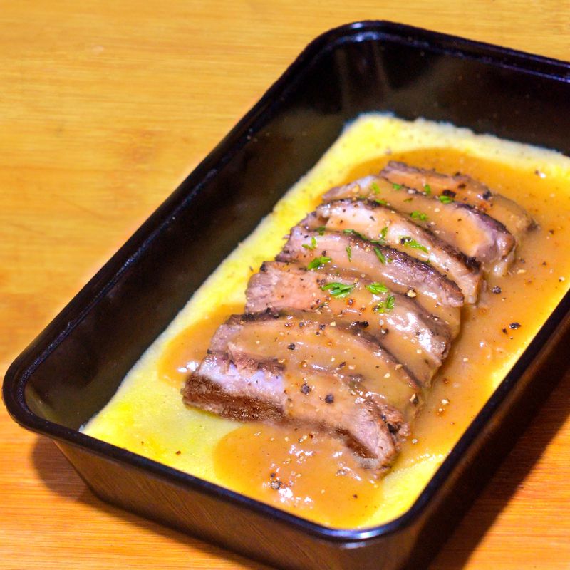 (RBmp)  Roast US Beef Belly  with Mashed Potatoes