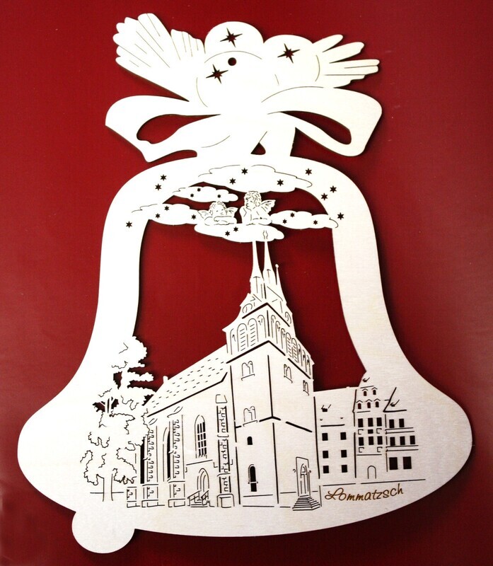 Fensterbild Motiv &quot;Wenzelskirche Lommatzsch&quot;