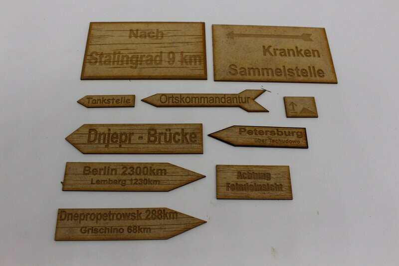 Schilder Set 1 Russland