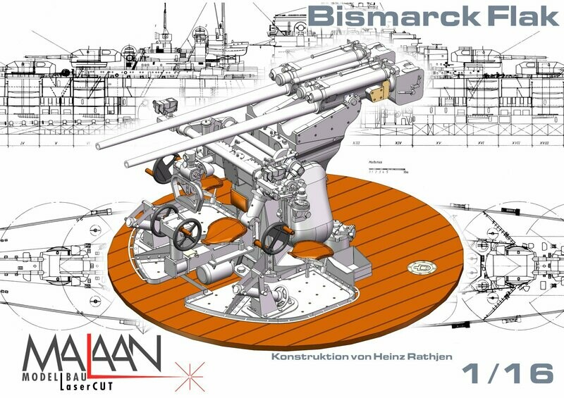 Bismarck Flack 3,7cm C-83