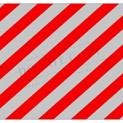 Thin Milky Way (Candy Cane Swirl) SVG Template