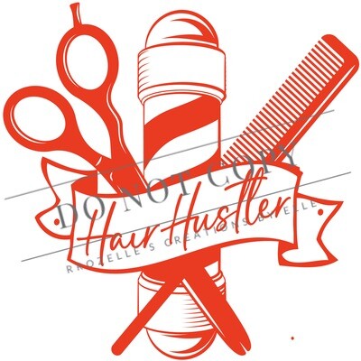 Hair Hustler SVG Template