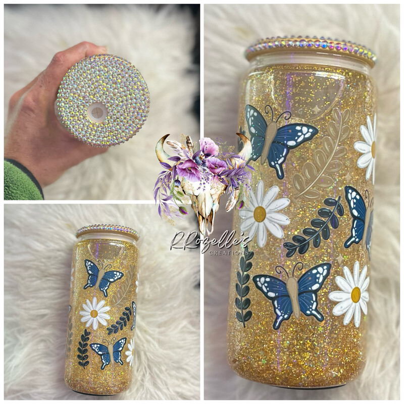 BOHO Butterfly Snowglobe