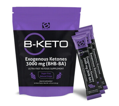 B-KETO SUGAR FREE SUPPLEMENT DRINK (7 Day supply)