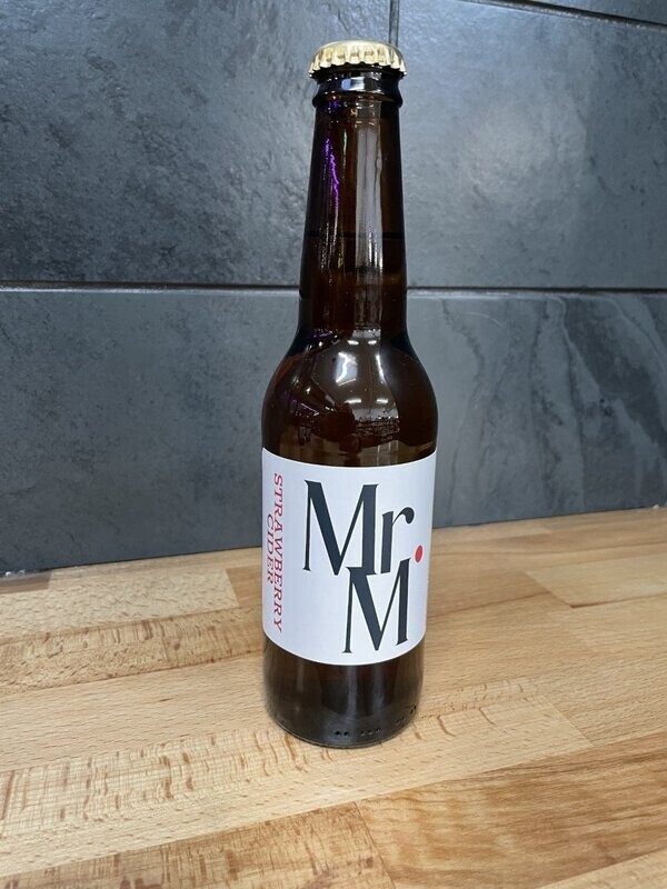 Mr M  Strawberry Cider 8.0% 330ml 6 Pack