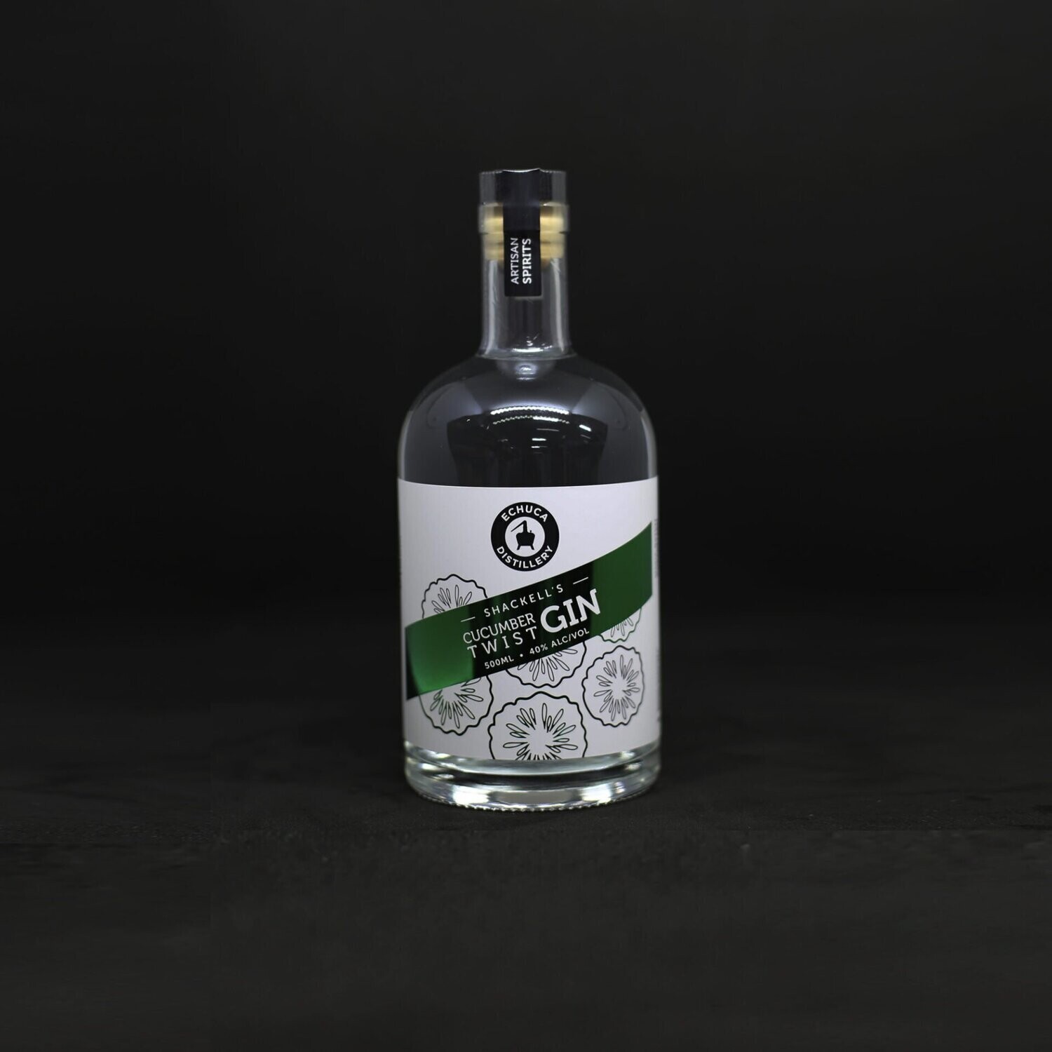 Shackell's Cucumber Twist Gin 500ml