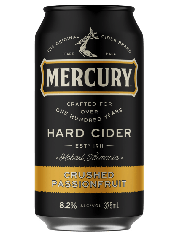 Mercury Hard Passionfruit Cider Cans 375ml 6 Pack