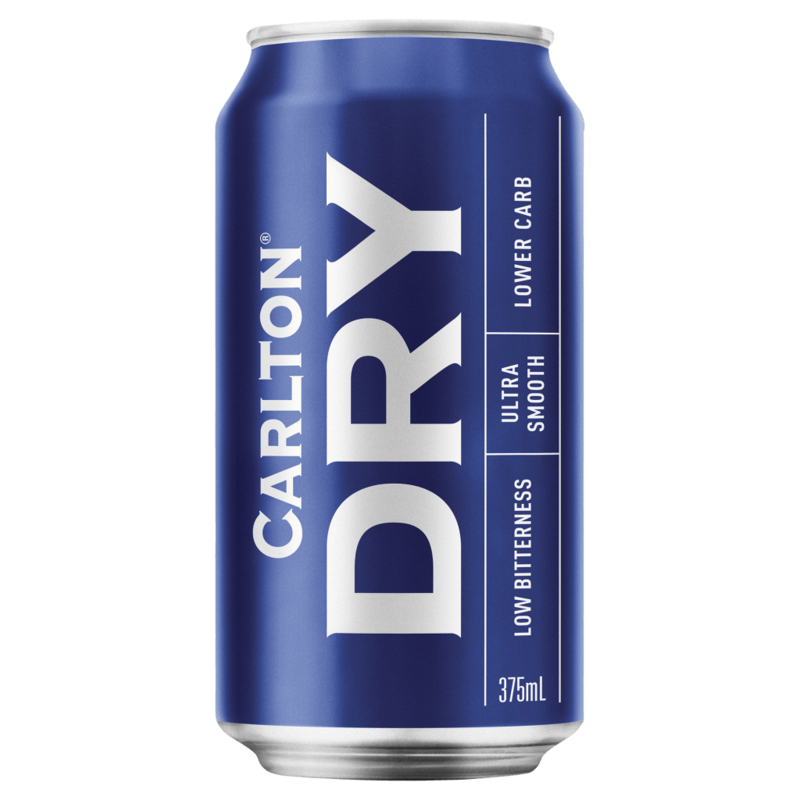 Carlton Dry Can 375ml 6 Pack