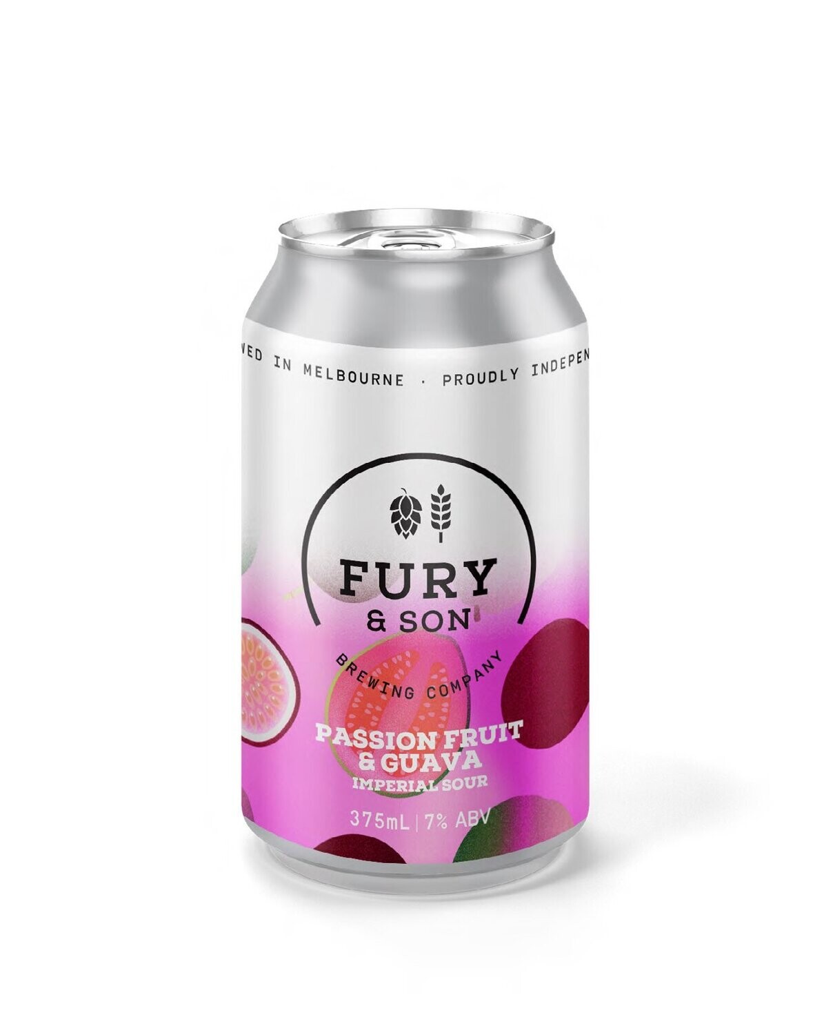 Fury & Son Passion Fruit & Guava Imperial Sour 375ml 4 Pack
